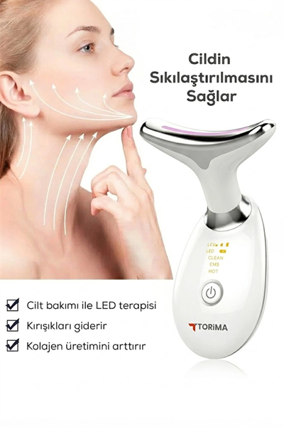Elektronik beyaz yüz masaj aleti sıkılaştırıcı ve yaşlanma karşıtı bakım cihazı Tip
