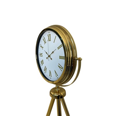 Elite Roma Rakamlı Gold Tripod Ayaklı Saat