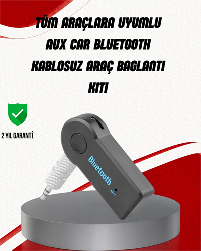 Eller Serbest Özellikli Bluetooth AUX Araç Kiti