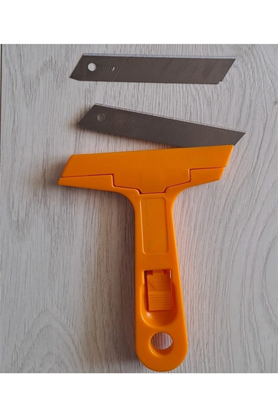 Eltos Çok Fonksiyonlu Profesyonel Cam Kazıma Bıçağı 2 Adet Yedek Bıçak Hediyeli