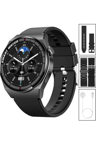 En Çok Tercih Edilen Akıllı Saat Amoled Ekran Nabız Sensörü GPS Uyumlu Adımsayar