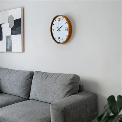 Energy Turuncu 36 Cm Duvar Saati