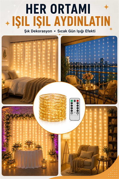 Enerji Tasarruflu 3x3 LED Işık – Parti, Yılbaşı ve Organizasyon Yeni Nesil