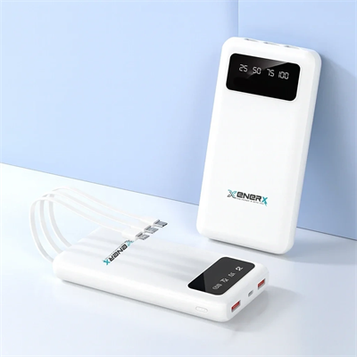 Enerx Enr-p20dc 20000 Mah 2.1 Amper Dahili Kablolu Powerbank Siyah Bx40