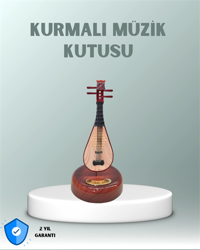 Enstrüman Figürlü Melodi Çalan Dekoratif Müzik Kutusu
