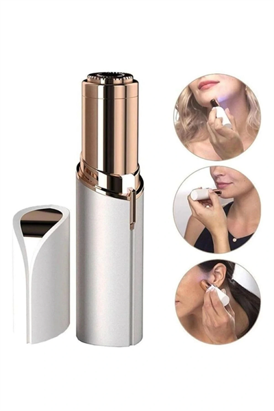 Epilasyon Yüz Çene Işıklı Kıl Tüy Alma Mini Cep Epilasyonu Kadın Mini Traş Makinesi Pilli