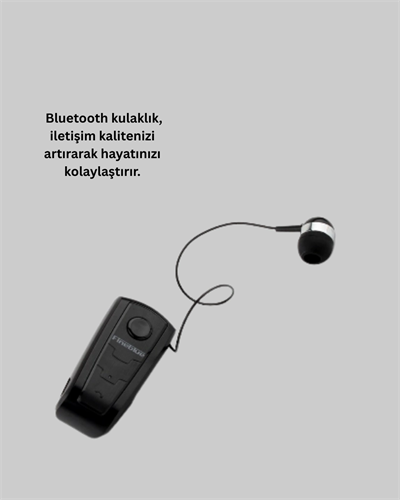 Ergonomik Bluetooth Kulaklık – 8 Saat Konuşma, Gürültü Azaltıcı Mikrofon