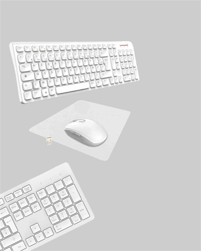 Ergonomik Kablosuz Klavye Mouse Takımı - Tam Boy, Sessiz ve Güvenilir