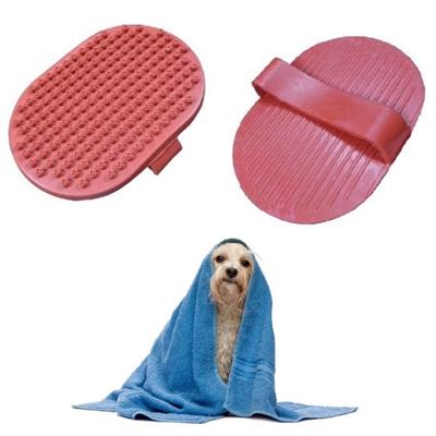 Ergonomik Masajlı Evcil Hayvan Kedi Köpek Yıkama Fırçası Aparatı (3936)