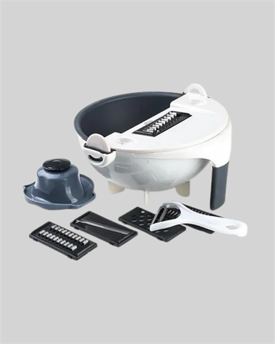 Ergonomik Sebze Rendeleyici ve Süzgeç Hazneli Dilimleyici