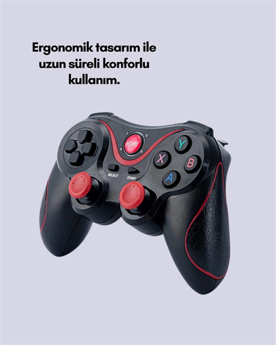 Ergonomik Tasarımlı Çok Yönlü Wireless Gamepad