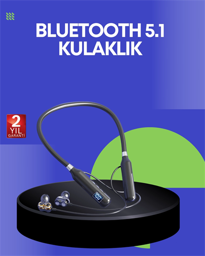 Ergonomik Tasarımlı IPX4 Suya Dayanıklı Bluetooth Kulaklık