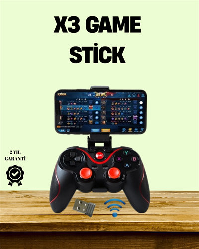 Ergonomik Tasarımlı Şarjlı Kablosuz Gamepad