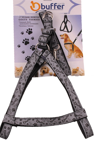 Ergonomik Yumuşak Dokulu Terletmez Köpek Göğüs Tasması Medium Bx40