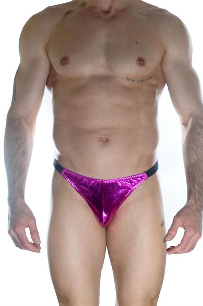 Erkek Arkası Fuşya Büzgülü Brazillian Slip