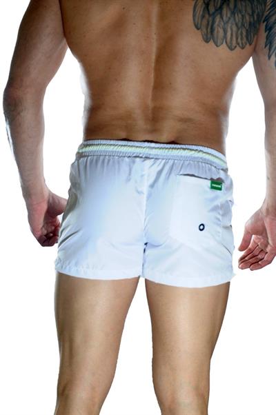 Erkek Beyaz Mini Mayo Short
