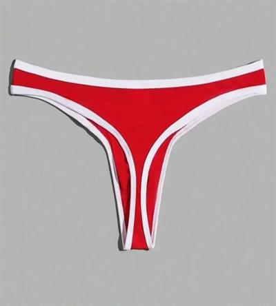 Erkek Biyeli Kırmızı Tanga