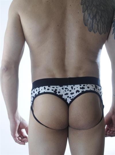 Erkek Desenli Fantezi Jockstrap İç Çamaşırı