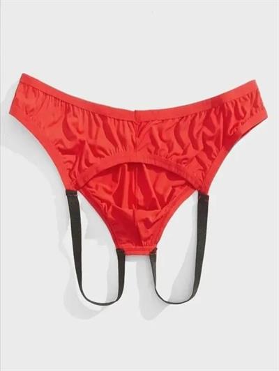 Erkek Fantazi Kırmızı Jockstrap İç Giyim