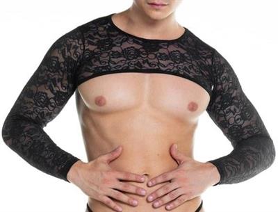 Erkek Fantezi Dantel Crop