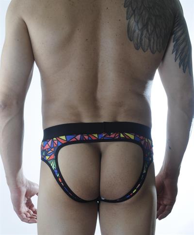 Erkek Fantezi Renkli Jockstrap İç Giyim