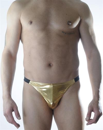 Erkek Gold Lame Brazillian Slip İç Çamaşırı