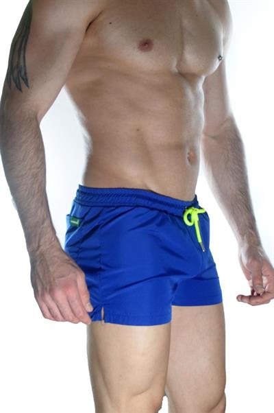 Erkek Mavi Mini Mayo Short