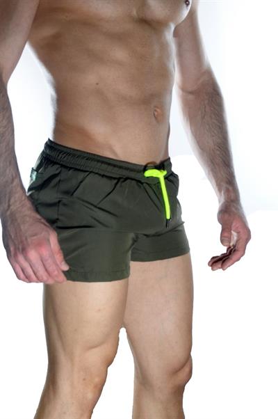 Erkek Yeşil Mini Mayo Short