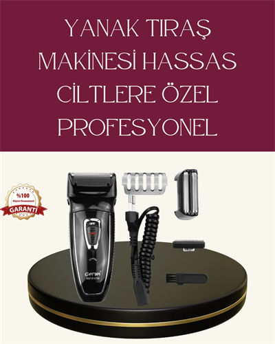 Erkekler İçin Folyo Başlıklı Tıraş Makinesi