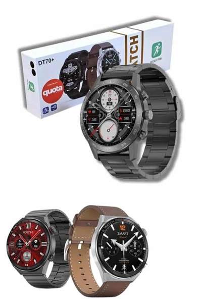 Erkeklere Özel Akıllı Saat Çelik Kordon Bluetooth Bağlantılı İOS ve Android Uyumlu