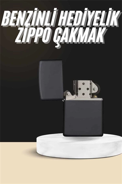 Erkeklere Özel Hediyelik Eşya Metalik Benzinli Çakmak Doldurulabilir
