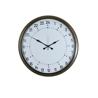 Eskitme 24 Saat Göstergeli Özel Tasarım Duvar Saati