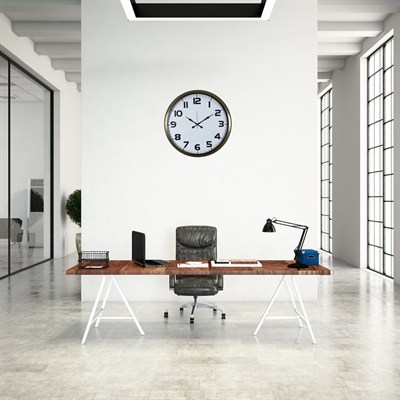 Eskitme 52 Cm Metal Klasik Duvar Saati
