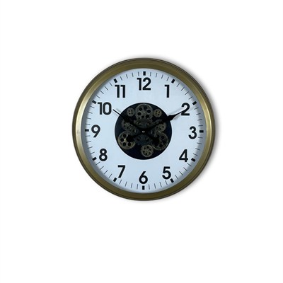 Eskitme 60 Cm Çarklı Klasik Duvar Saati