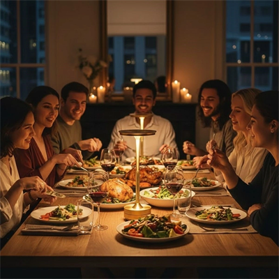Eskitme Gold Kasa Dokunmatik Şarjlı Masa Lambası – 3 Renk Işık Modlu, Led Aydınlatmalı, Modern & Dekoratif Abajur Bx40