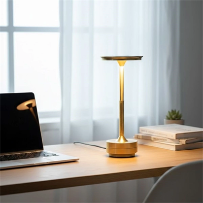 Eskitme Gold Kasa Dokunmatik Şarjlı Masa Lambası – 3 Renk Işık Modlu, Led Aydınlatmalı, Modern & Dekoratif Abajur Bx40