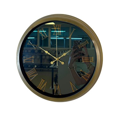 Eskitme Grand Roma Aynalı 40 x 40 Cm Duvar Saati