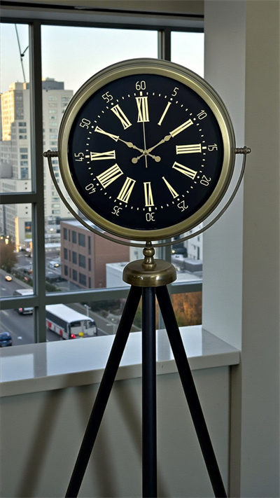 Eskitme İhtişam Tripod Ayaklı Saat