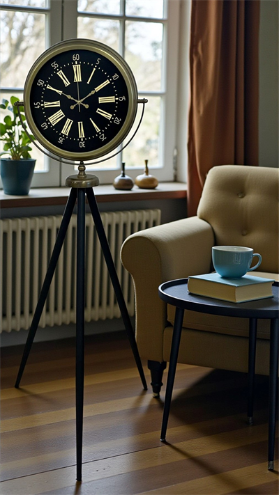 Eskitme İhtişam Tripod Ayaklı Saat