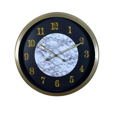 Eskitme Noble 60 x 60 Cm Metal Duvar Saati