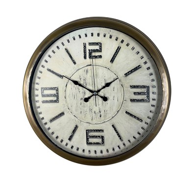 Eskitme Royal 40 Cm Metal Duvar Saati