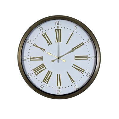 Eskitme Royal Ivory 52 x 52 Cm Duvar Saati