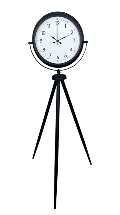 Eskitme Tripod Ayaklı Dekoratif Saat