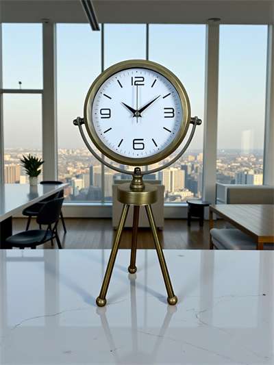 Eskitme Üç Ayaklı Masa Saati