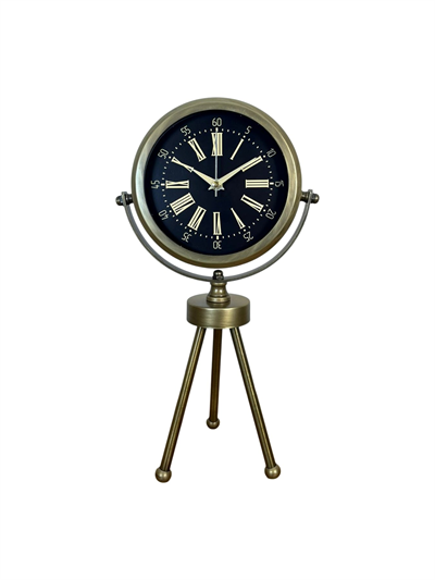 Eskitme Üç Ayaklı Masa Saati