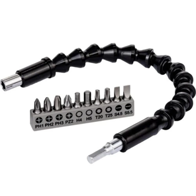 Esnek Şaftlı Tornavida Ucu Seti