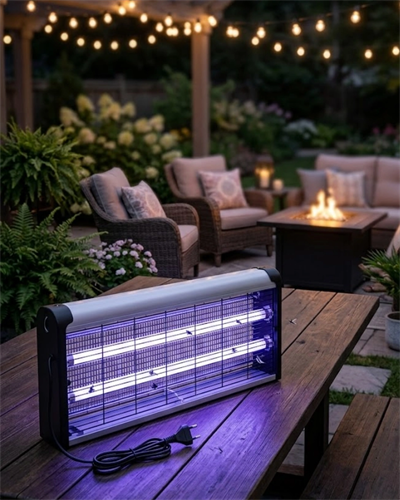 Ev Balkon Mutfak İçin Elektrikli Sinek Savar 10W UV Işıklı Lamba