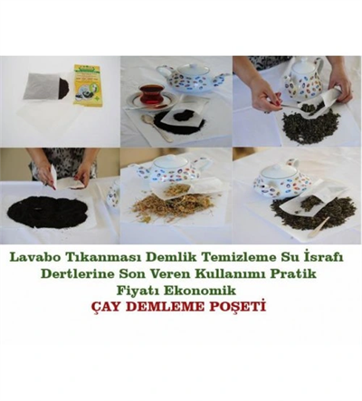 Ev Tipi Çay Demleme Poşeti 30lu Paket