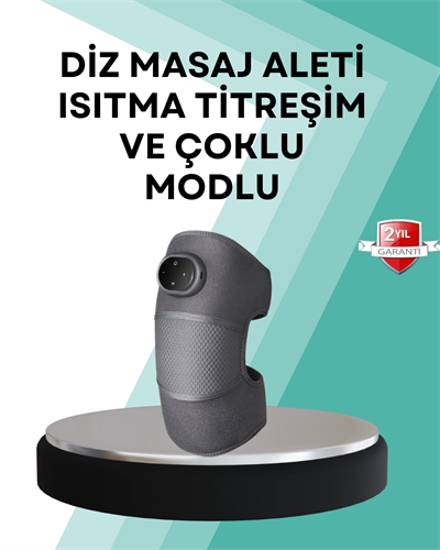 Ev Tipi Isı ve Titreşim Destekli Diz Masaj Aleti