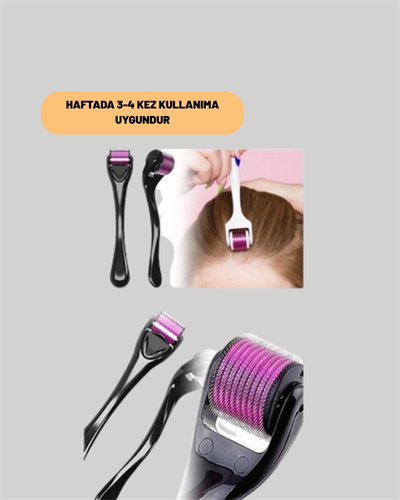 Ev Tipi Mikro İğneli Cilt Bakım Aleti – 1 mm Titanyum Roller